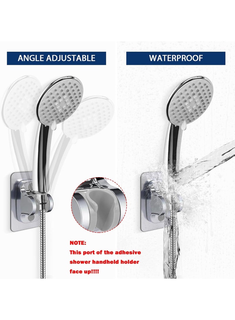 فكسر حامل رأس دش قابل للتعديل ذاتي اللصق - دعامة تثبيت جدارية مقاومة للماء - Image 4